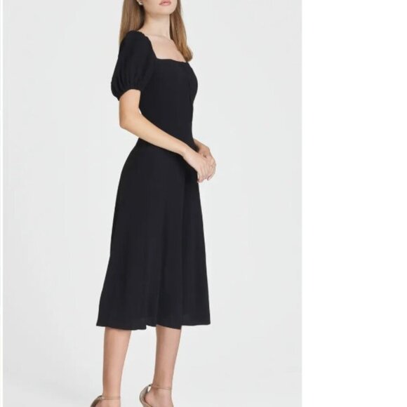 WAYF Leonie Puff Sleeve Midi Dress | Estimated Size Small NWT - Picture 11 of 12